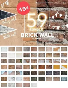 CM - 59 Brick wall texture bundle 01 1792680