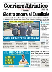Corriere Adriatico Fermo - 18 Agosto 2025