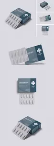 Medicine Pill Box Mockup Set LYCLQ88