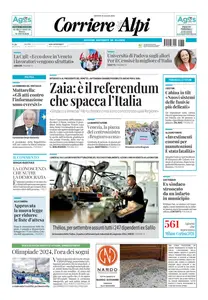 Corriere delle Alpi - 25 Luglio 2024