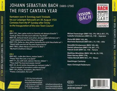 Hans-Christoph Rademann, Gaechinger Kantorei - Johann Sebastian Bach: The First Cantata Year Vol.3 (2024)