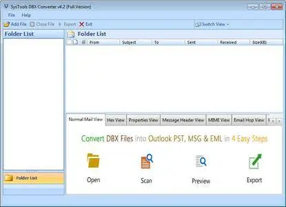 SysTools DBX to PST Converter 4.3.0