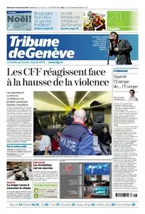 TRIBUNE DE GENEVE  01 Décembre 2010