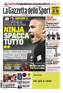La Gazzetta dello Sport Roma – 17 ottobre 2018