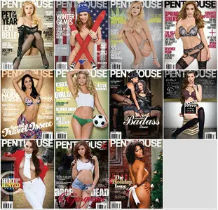 Penthouse USA - Full Year 2014 Issues Collection