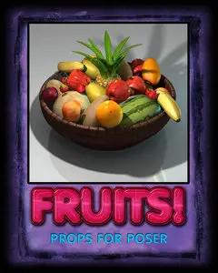 Daz3D Poser Renderosity - Exnem's Fruits