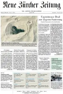 Neue Zürcher Zeitung vom Montag, 18. März 2013