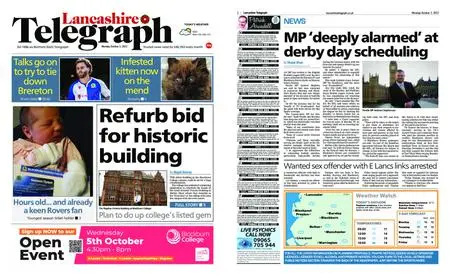 Lancashire Telegraph (Burnley, Pendle, Rossendale) – October 03, 2022