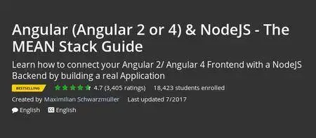 Udemy - Angular (Angular 2 or 4) & NodeJS - The MEAN Stack Guide