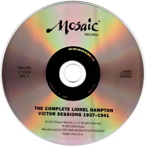 Lionel Hampton - The Complete Lionel Hampton Victor Sessions 1937-1941 (2007) {5CD Set Mosaic MD5-238}