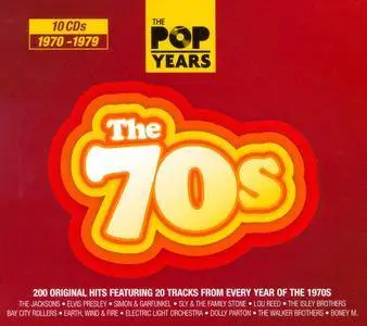 V.A. - The Pop Years 1970-1979 (10CD Box Set, 2010)