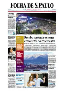 Jornal Folha de São Paulo - 24 de julho de 2013 - Quarta