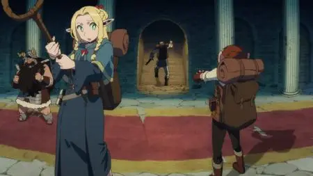 Dungeon Meshi S01E03   (Delicious in Dungeon)  - " Dungeon Meshi - 03 mkv" yEnc
