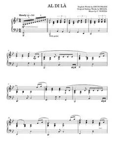 Al Di La - Connie Francis, Emilio Pericoli, Ray Charles Singers (Piano Solo)