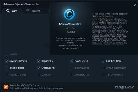 Advanced SystemCare Pro 8.0.3.588