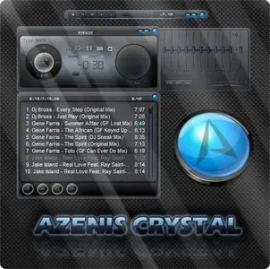 Azenis Crysta Winamp Modern Skin (Arayüz)