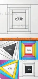 Geometry layer abstract vector backgrounds