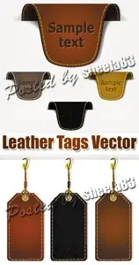 Leather Tags Vector