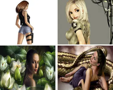 100 Sexy and Fasty 3D Girls Wallpaper