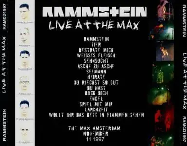 Rammstein - Live at the Max Amsterdam (11.11.1997)