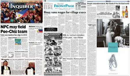 Philippine Daily Inquirer – June 14, 2015