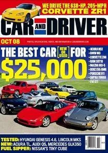 Car and Driver Magazine - October 2008