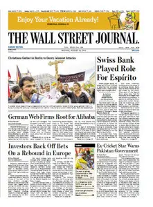 The Wall Street Journal (Europe) August 18 2014