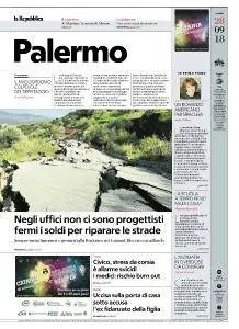 la Repubblica Palermo - 28 Settembre 2018