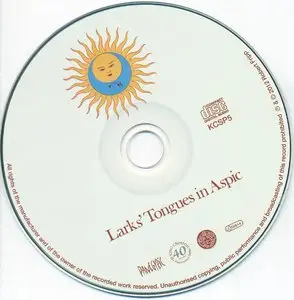 King Crimson - Larks' Tongues In Aspic (1973) [CD+DVD-A] {2012, 40th Anniversary Series}