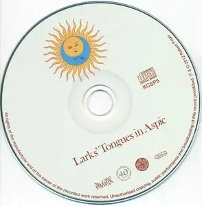 King Crimson - Larks' Tongues In Aspic (1973) [CD+DVD-A] {2012, 40th Anniversary Series} [repost]