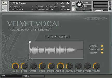 Zero-G VELVET VOCAL Vocal Song Kit Instrument KONTAKT