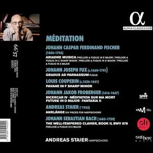 Andreas Staier - Méditation: Bach, Couperin, Fischer, Froberger, Fux, Staier (2023)