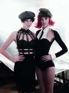Toni Garrn & Kendra Spears by Mariano Vivanco for Muse Spring 2012