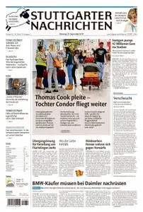 Stuttgarter Nachrichten Stadtausgabe (Lokalteil Stuttgart Innenstadt) - 24. September 2019