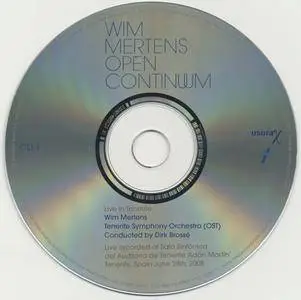 Wim Mertens - Open Continuum (2011) {2CD + DVD9 NTSC Usura-Warner Music Spain 5310514082}