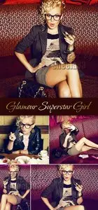 Stock Photo - Glamour Superstar Girl