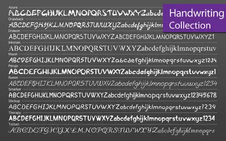 MacFonts HandwritingFonts 1.1