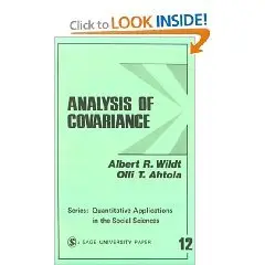 Analysis of Covariance 