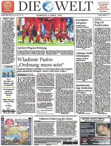 Die Welt vom 06 April 2013