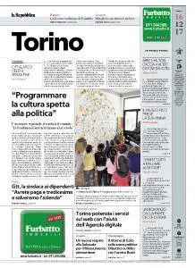 la Repubblica Torino - 16 Dicembre 2017