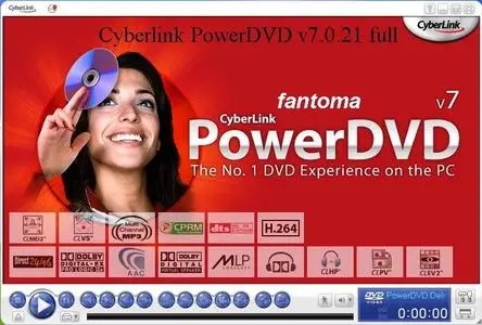 Cyberlink PowerDVD v7.0.21 Deluxe