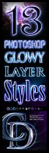 Glowy Styles for Photoshop