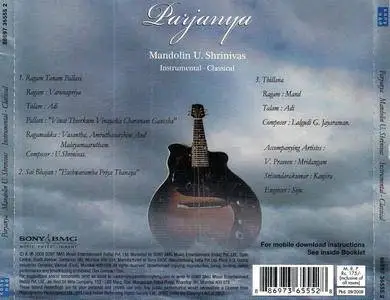 U. Shrinivas - Parjanya - An Ode To God Of Rain (2008) {Sony BMG Music - Indian Mandolin}