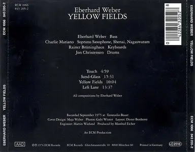 Eberhard Weber - Yellow Fields (1976) {ECM 1066}