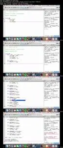 Coding to analyze and visualize data: a class of examples