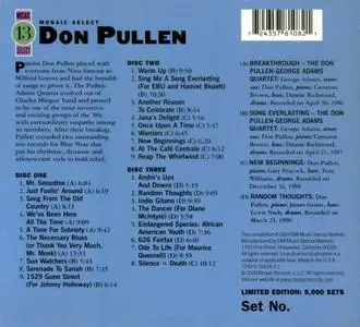 Don Pullen - Mosaic Select 13 (2004) {3CD Set, Mosaic Records MS-013 rec 1986-1990}