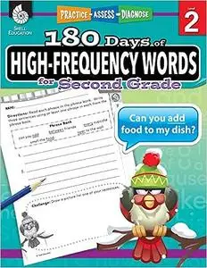 180 Days of High-Frequency Words for Second Grade - Learn to Read Second Grade Workbook - Improves Sight Words Recogniti