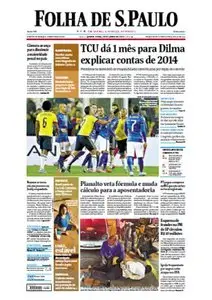 Folha de São Paulo - 18 de junho de 2015 - Quinta