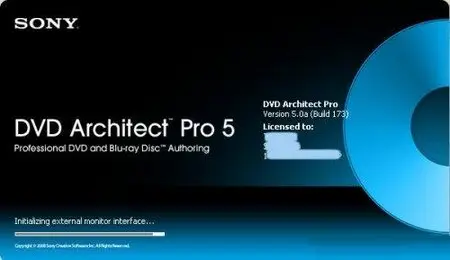 Portable Sony DVD Architect Studio 5.0a (build 173)