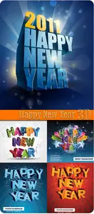 Happy New Year 3D